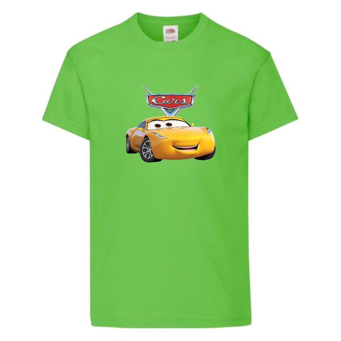 

Футболка детская ТАЧКИ 004 (CARS) светлозеленая (CAR lgrn 004) 104 см
