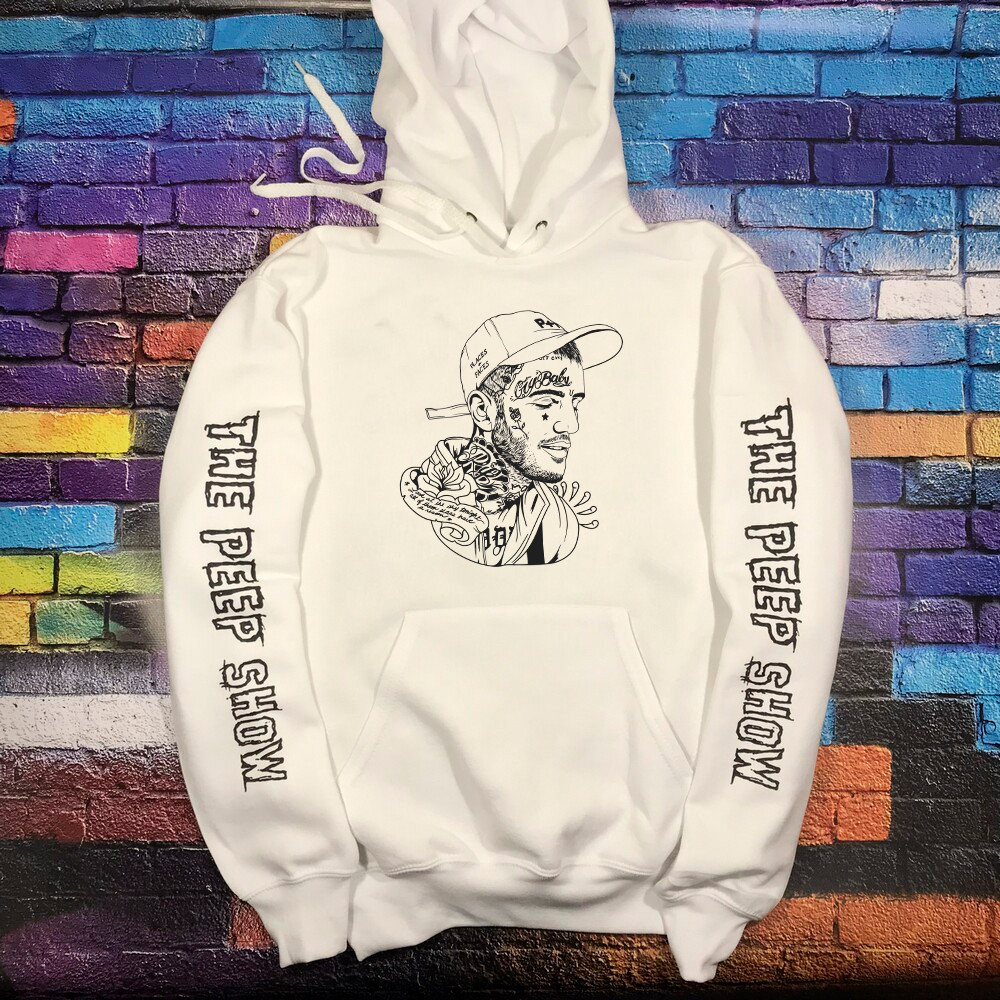 

Толстовка белая LOYS Lil peep Art 6, Толстовка белая LOYS Lil peep Art 6 S