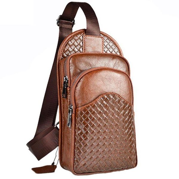 

Кожаная мужская сумка-рюкзак Bull t1355 Коричневый