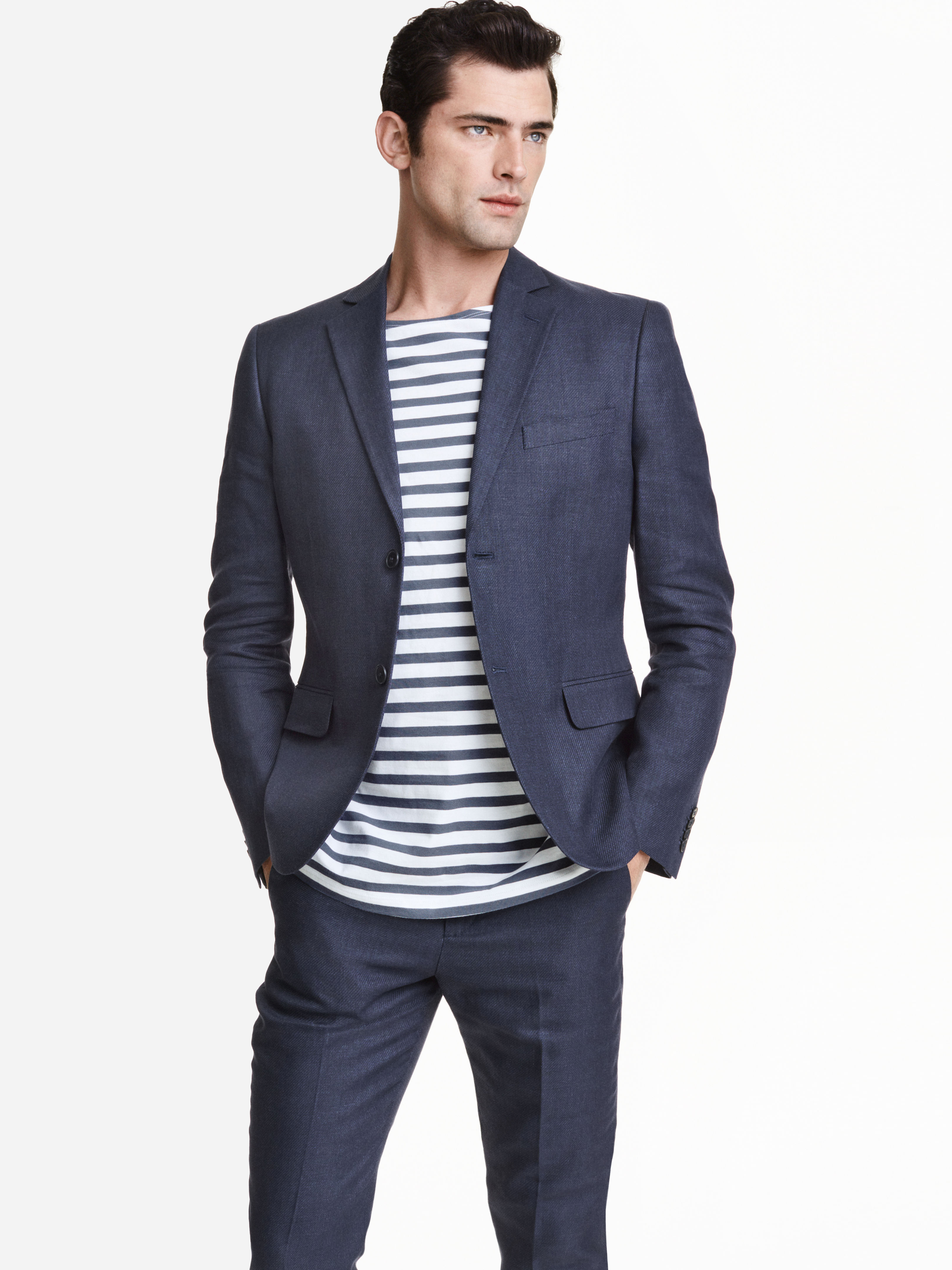 

Пиджак H&M 0341234-3 56 Темно-синий (CА2000001844939)
