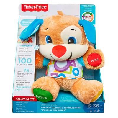 

Интерактивная игрушка Fisher-Price Умный щенок Smart stages на украинском (FPN91)