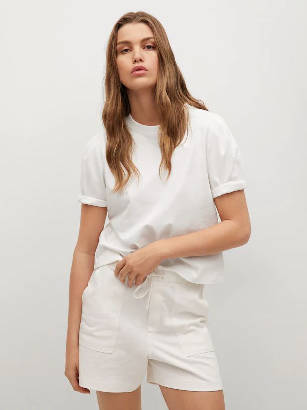 

Футболка Mango 87028636-01 XL Белая