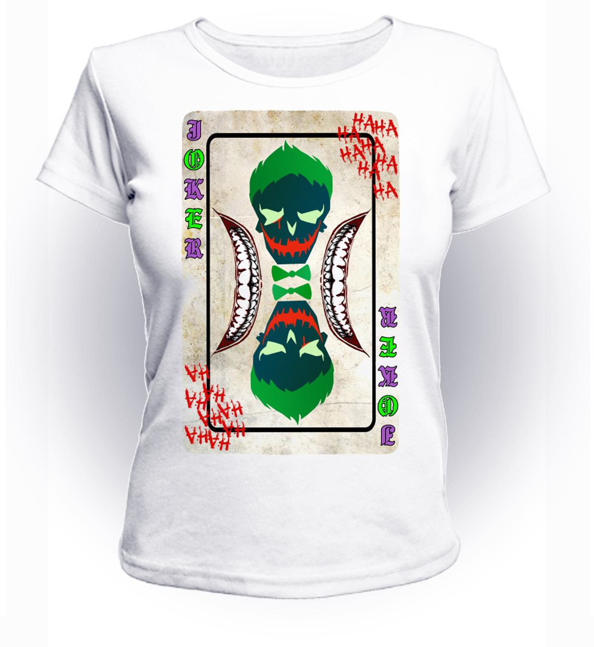 

Футболка GeekLand Отряд Самоубийц Suicide Squad Jokers card SS.01.060 (FU21SS.01.060/girl-128)