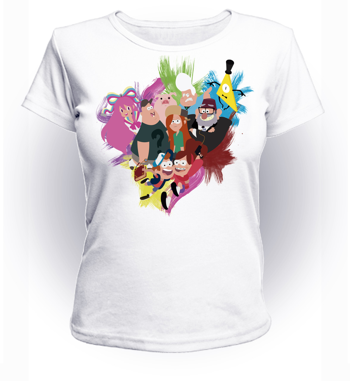 

Футболка GeekLand Гравити Фолз Gravity Falls heroes GF.01.059 (FU21GF.01.059/girl-176)