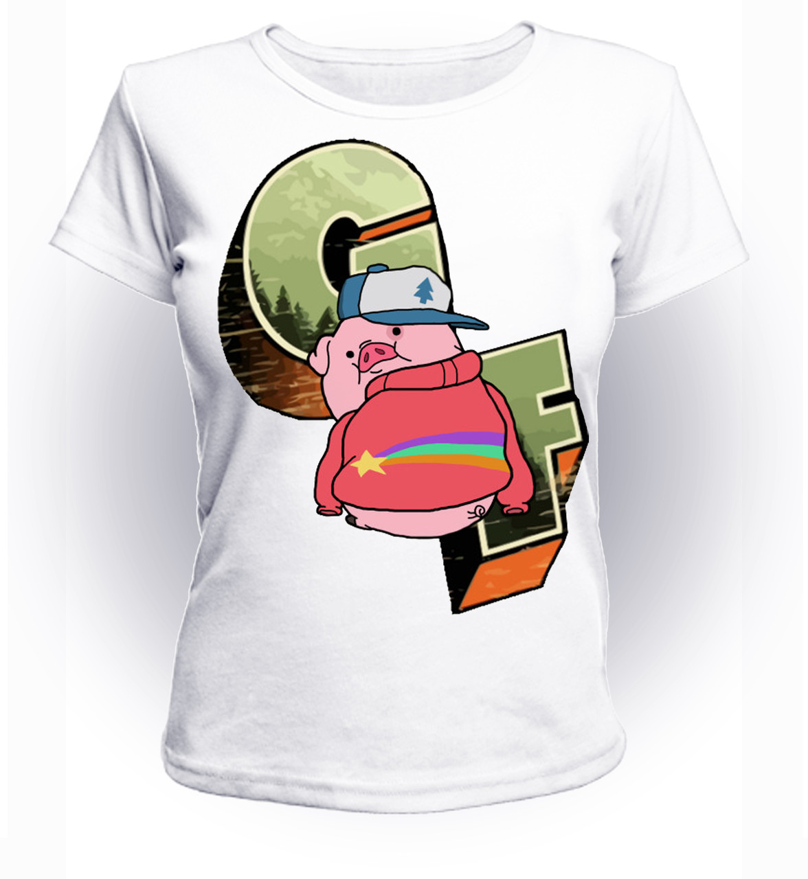 

Футболка GeekLand Гравити Фолз Gravity Falls nigga-pig GF.01.027 (FU21GF.01.027/girl-152)