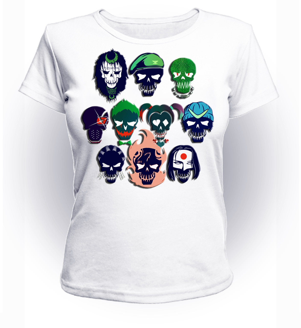 

Футболка GeekLand Отряд Самоубийц Suicide Squad The Suicide Skulls SS.01.032 (FU21SS.01.032/girl-170)