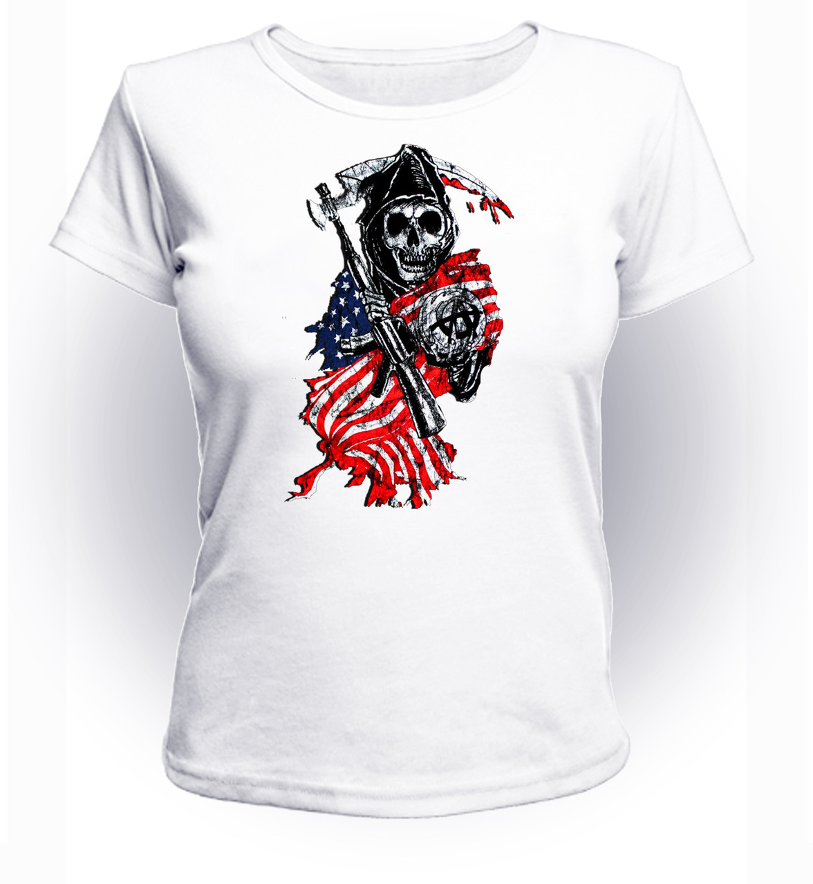 

Футболка GeekLand Сыны Анархии Sons of Anarchy logo SA.01.011 (FU21SA.01.011/girl-128)