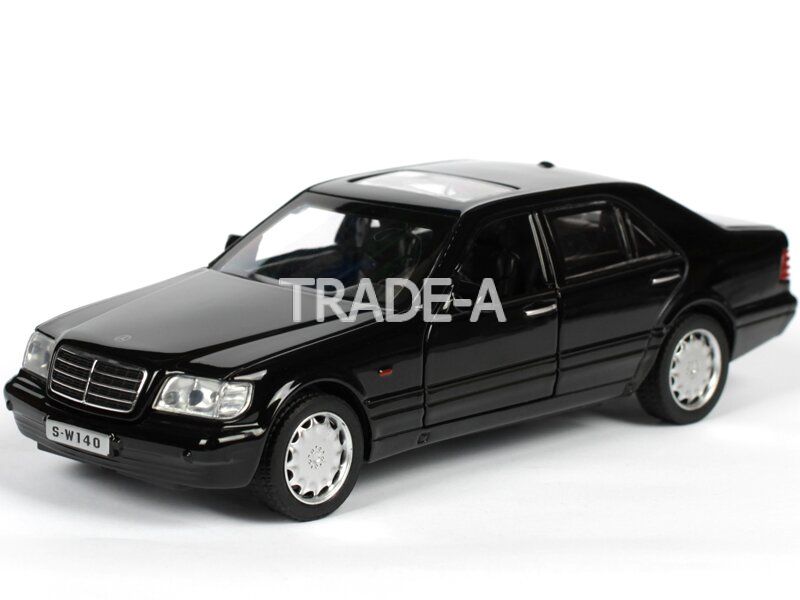 

Машинка Автопром 32014 Mercedes W140 черный