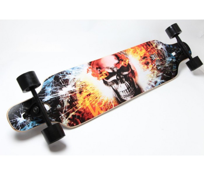 

ЛонгБорд Freeriding Fire Skull Дека из 8-ми слоев канадского клена