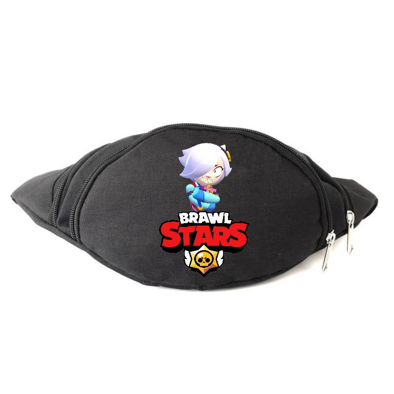 

Сумка Бананка на пояс Бравл Старс Brawl Stars Колетт (BS-Collet) черная
