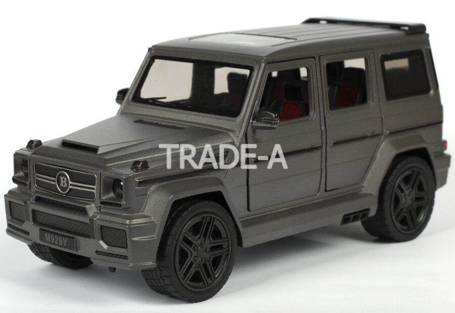 

Машинка Автопром 7688 Mercedes-Benz G-Wagen 65 AMG Brabus серый матовый