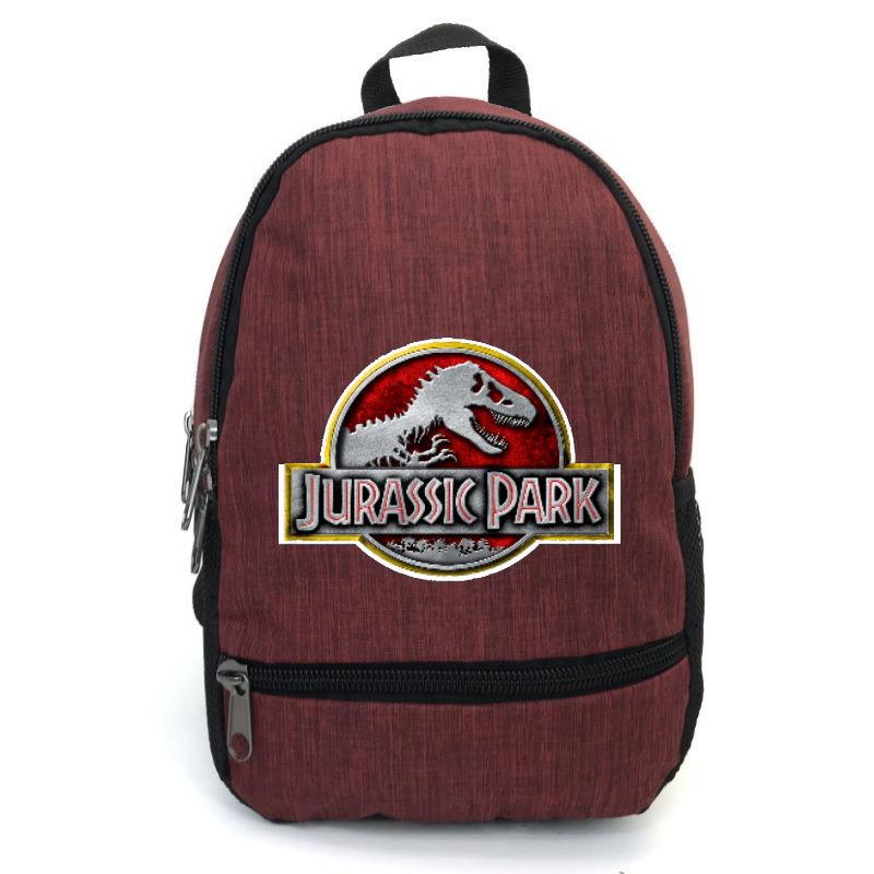 

Рюкзак повседневный городской прогулочный Парк Юрского периода Jurassic World-004 бордовый