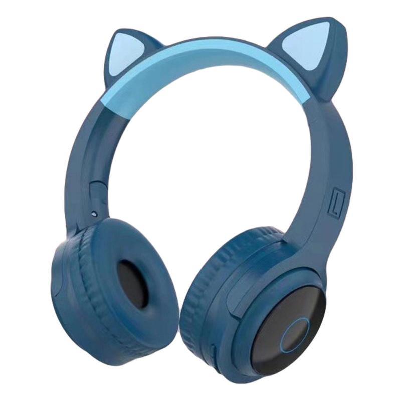 

Беспроводные Наушники с кошачьими Ушками с подсветкой Cat Ear 28017 Синие