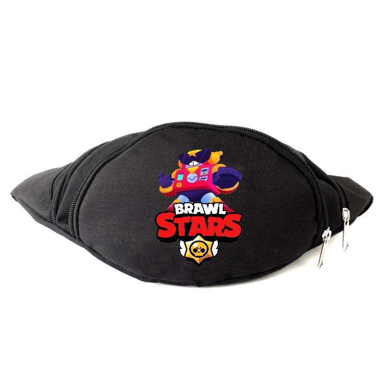 

Сумка Бананка на пояс Бравл Старс Brawl Stars Вольт (BS-Surge) черная