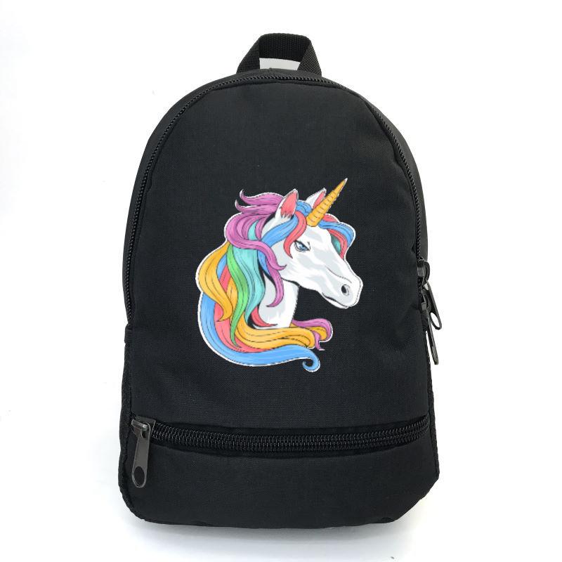 

Рюкзак повседневный городской прогулочный детский Единорог 0011 ( Unicorn ) EDN-0011 black черный
