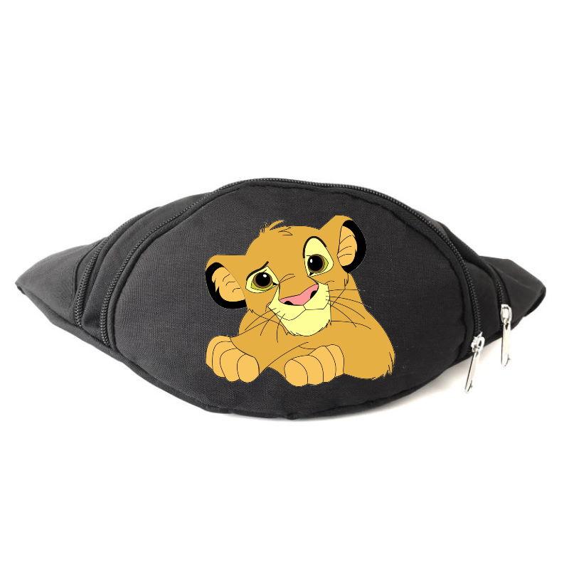 

Сумка Бананка на пояс Король Лев Симба Lion King (OB-LK-01) черная