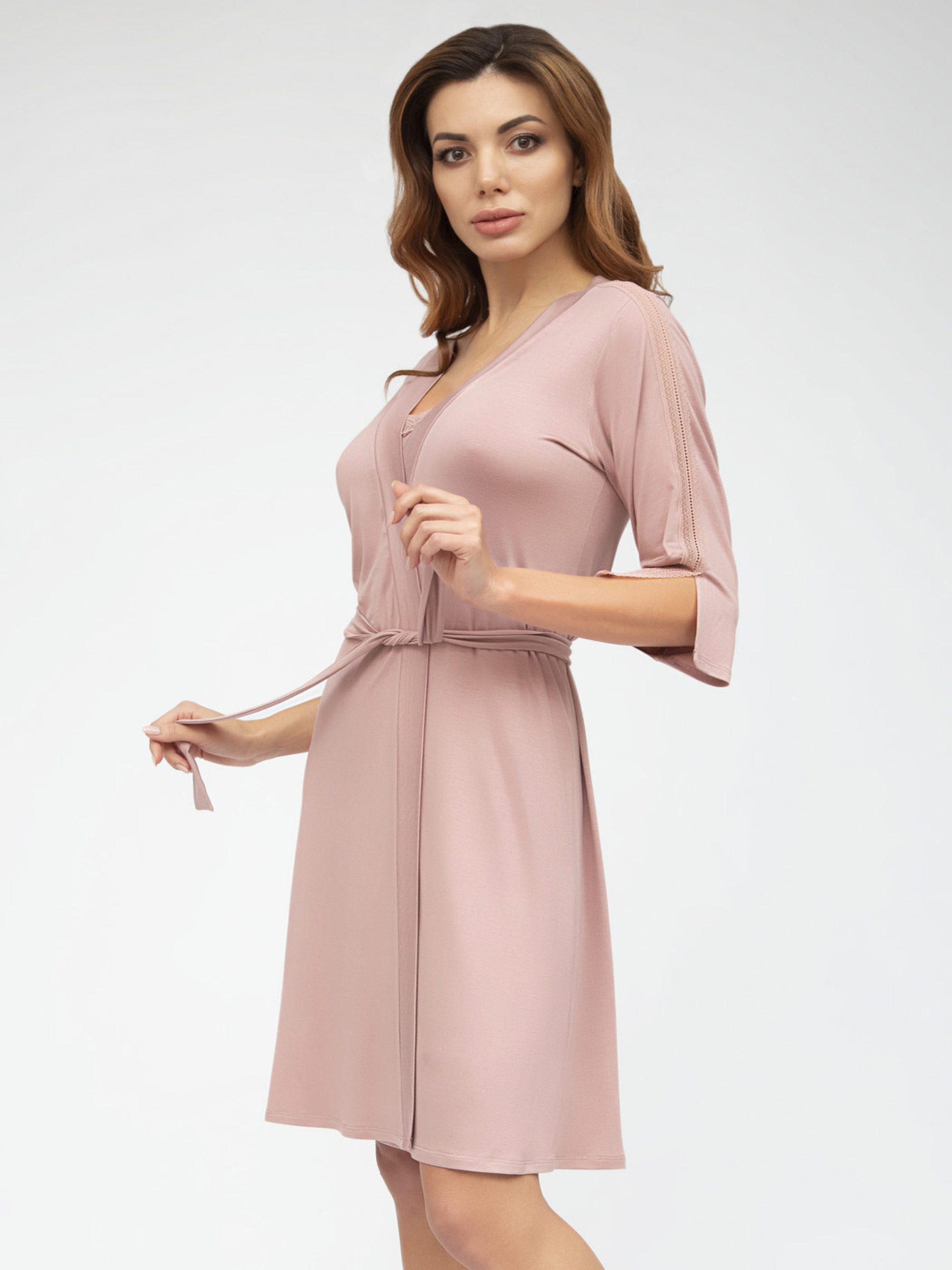 

Халат Roksana 1186 XXL Розовый