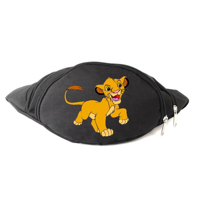 

Сумка Бананка на пояс Король Лев Симба Lion King (OB-LK-02) черная