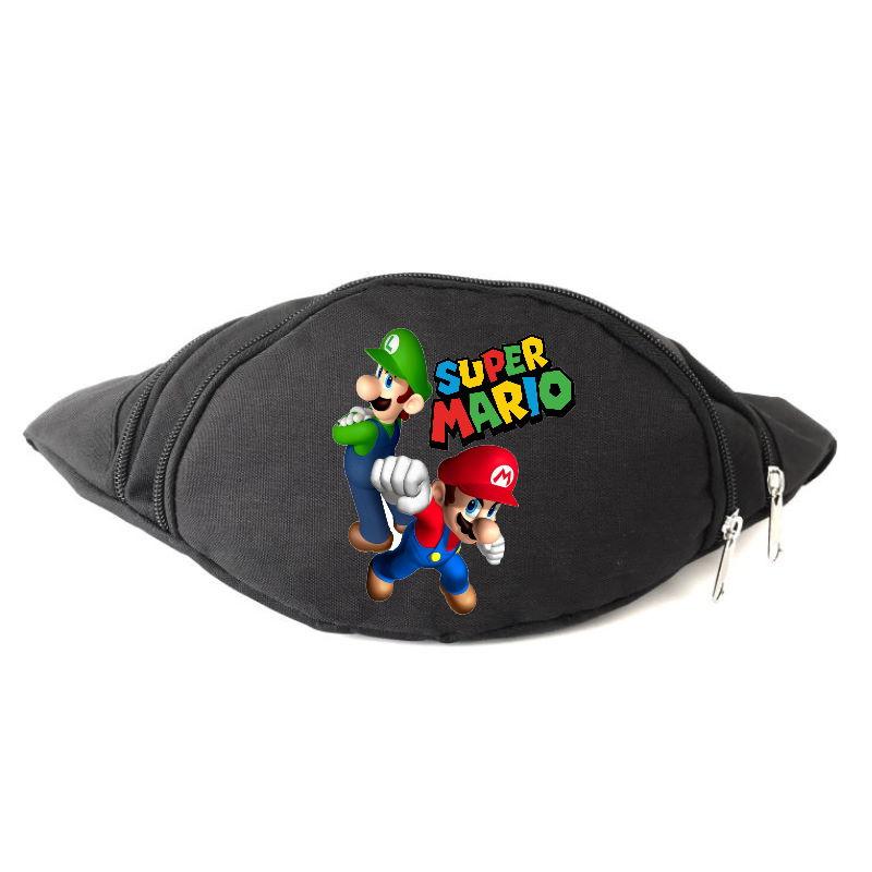 

Сумка Бананка на пояс Супер братья Марио Mario (OB-SM-03) черная