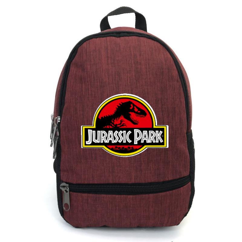 

Рюкзак повседневный городской прогулочный Парк Юрского периода Jurassic World-003 бордовый