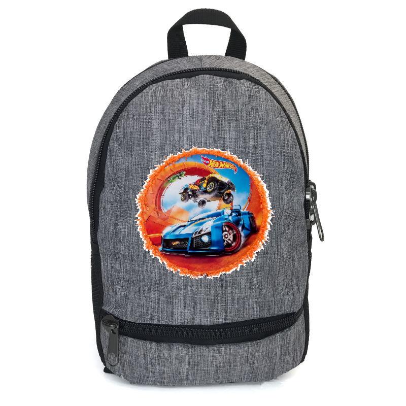 

Рюкзак повседневный городской прогулочный Хот Вилс Hot Wheels - 005 серый