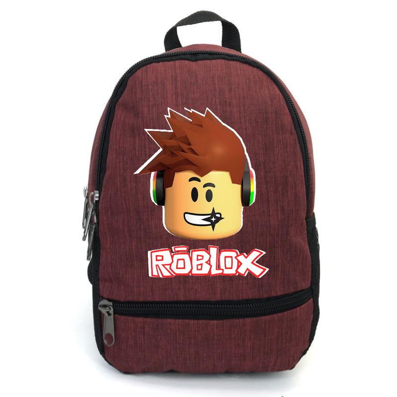 

Рюкзак повседневный городской прогулочный Роблокс Roblox-002 бордовый
