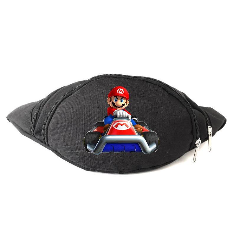 

Сумка Бананка на пояс Супер братья Марио Mario (OB-SM-01) черная