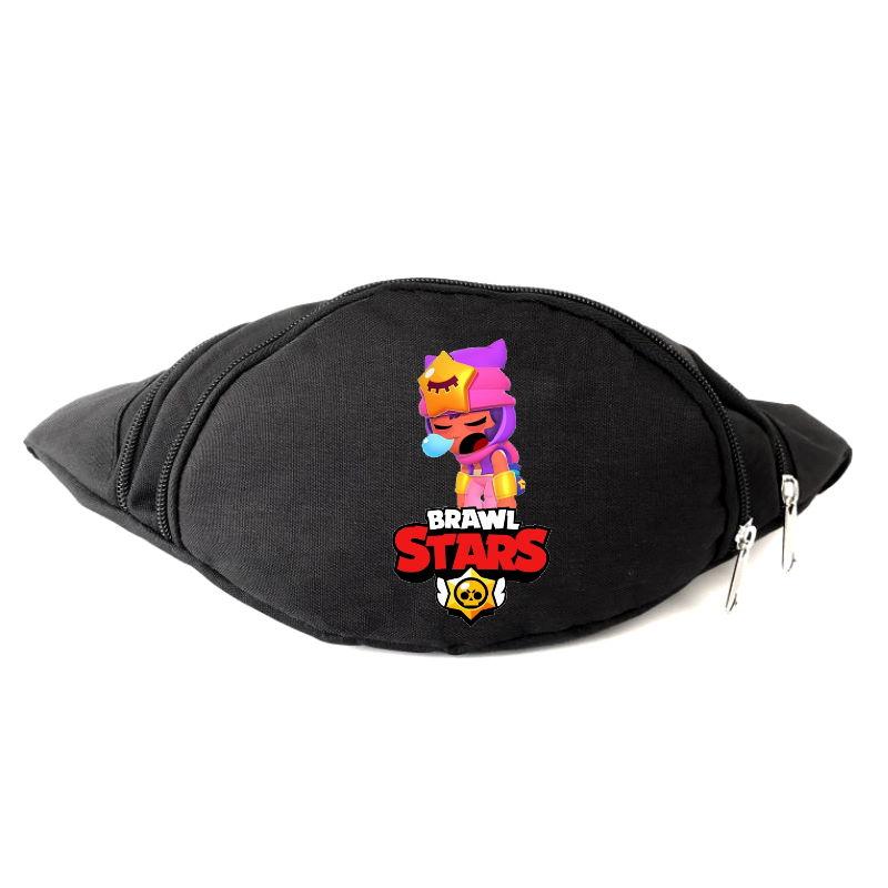 

Сумка Бананка на пояс Бравл Старс Brawl Stars Сэнди (BS-03) черная