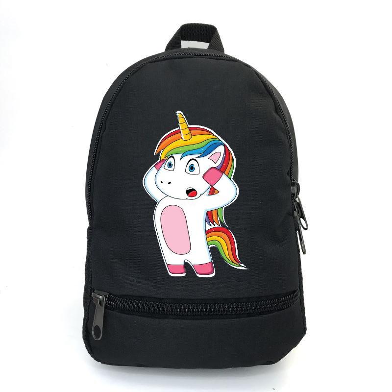 

Рюкзак повседневный городской прогулочный детский Единорог 0016 ( Unicorn ) EDN-0016 black черный