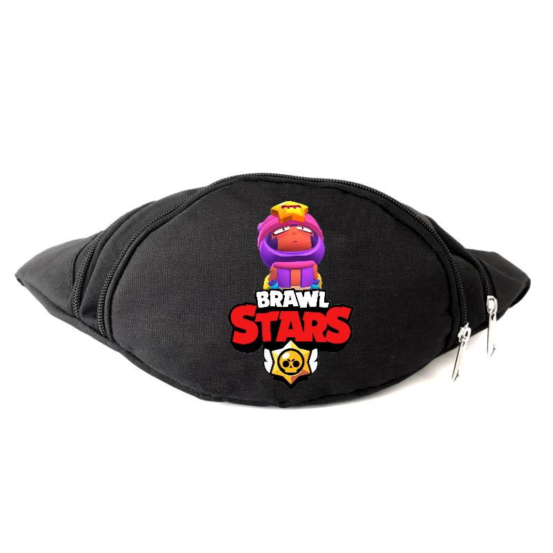 

Сумка Бананка на пояс Бравл Старс Brawl Stars Сэнди (BS-02) черная