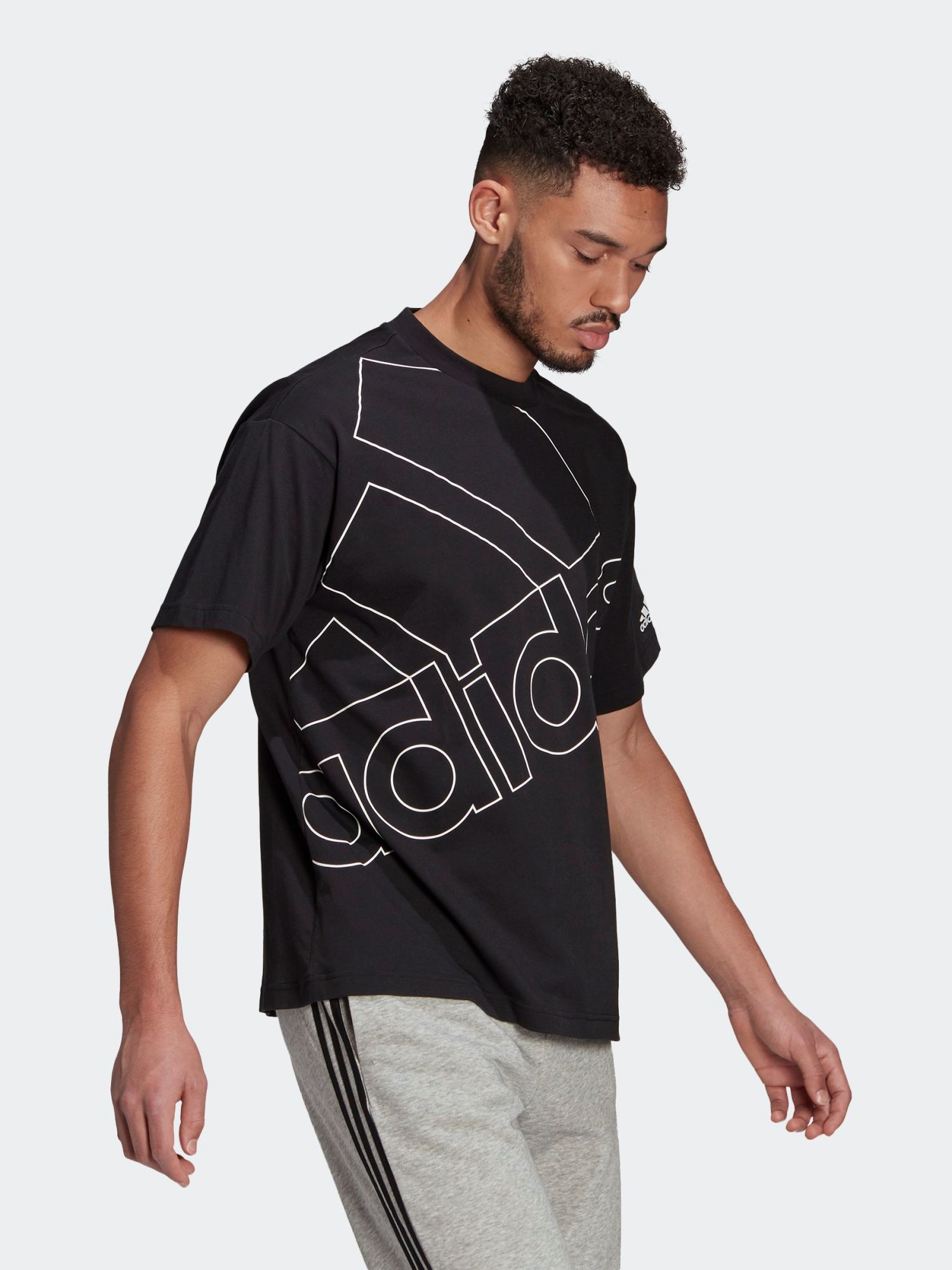 

Футболка Adidas U Favs Q1 T GK9422 XS Black/White