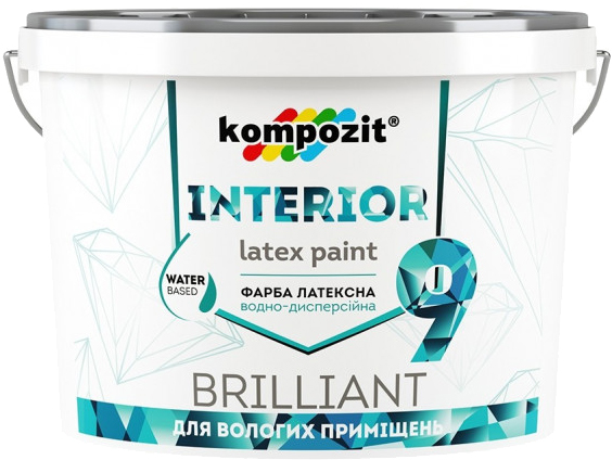 

Краска интерьерная Kompozit Interior 9 4.5 л Белая (4820085745629)
