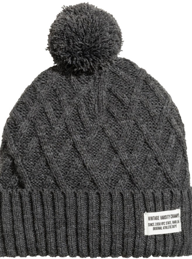 

Зимняя шапка H&M 1hm052200134 40 см Серая