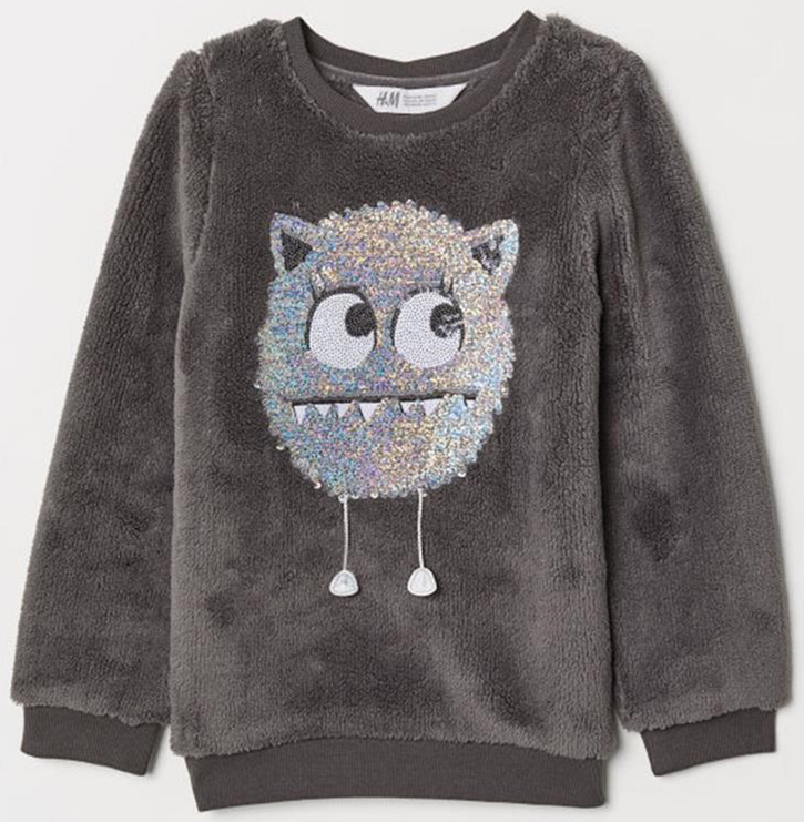 

Свитшот H&M hmk03200030 104 см Серый