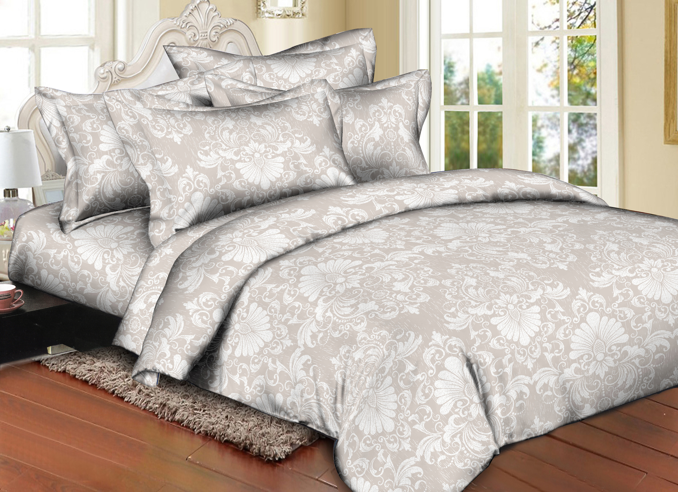 

Покрывало Home Line Стеганое Двустороннее 210х240 Бежевое