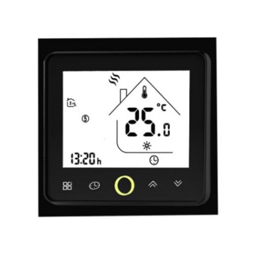 

Терморегулятор Castle WIFI Black TWE02 программируемый для теплого пола
