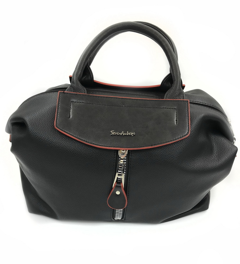 

Сумка женская Willow LS-697-01 из эко-кожи черная