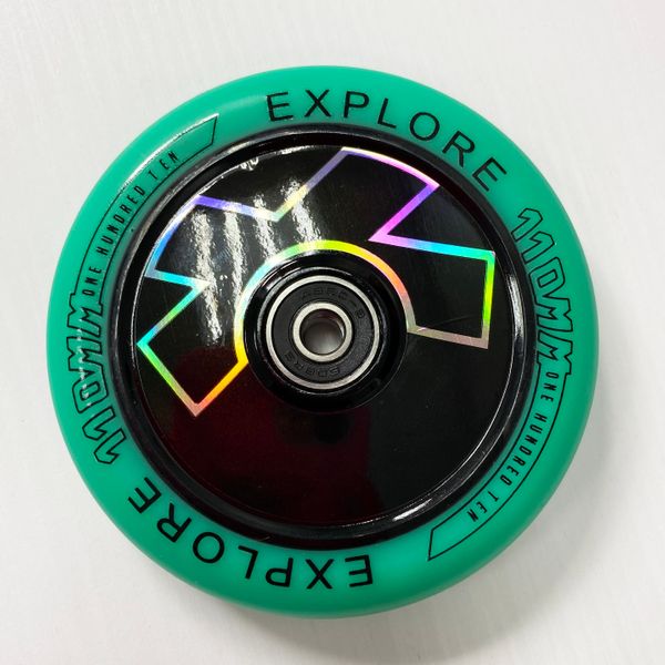 

Колесо для трюкового самоката Explore 110 мм Пластик Бирюзовый (ko6115)