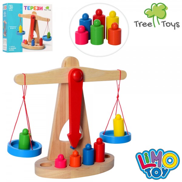 

Весы TREE TOYS MD 0920 гири 6шт (BAM003625)