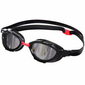 

Очки для плавания MadWave TRIATHLON Mirror M042705 Черный-красный (SKL02772)