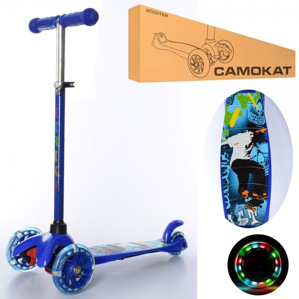 

Самокат iTrike BB 3-040-DBL синий (BAM003649)
