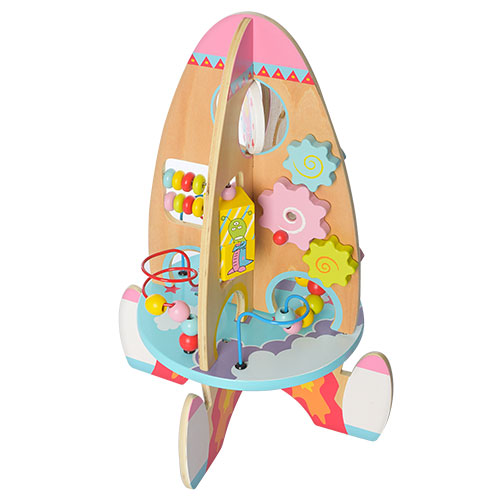 

Игра-логика Bambi MD 1053 Деревянная, ракета (BAM003624)