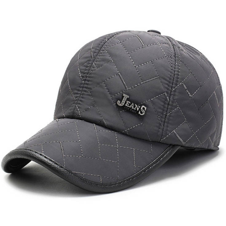 

Мужская зимняя кепка Jeans Narason 5669 Серый 56-58