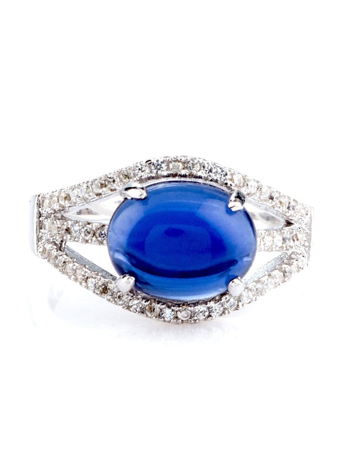 

Кольцо из серебра 925 пробы с фианитами, 16.5 размер, 19377