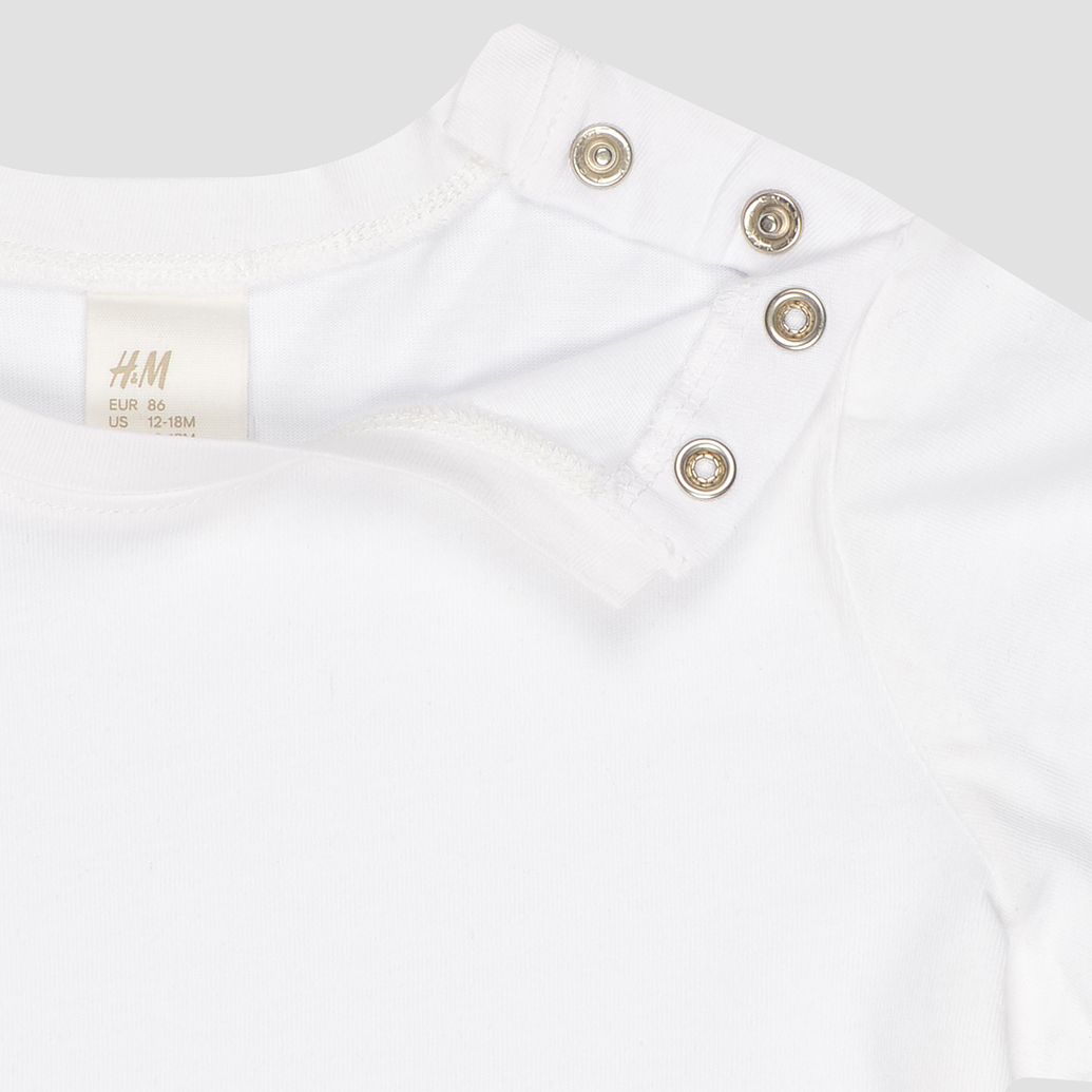 

Футболка H&M HOM91212 74 см Белая