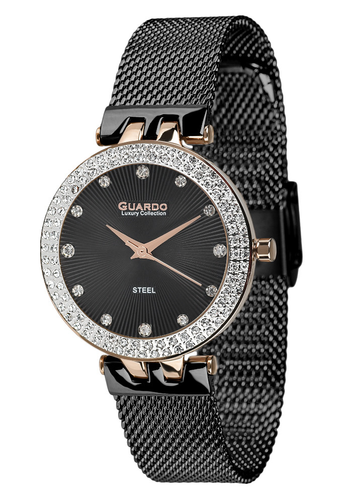 

Часы женские Guardo S02070-6 золотые
