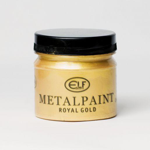 

Краска акриловая декоративная металлизированная Эльф Decor Metalpaint Royal Gold 150мл
