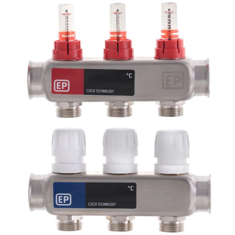 

Коллекторный блок с расxодомерами на 3 выхода EUROPRODUCT EP.S1110-03(EP4979) (ST701764)