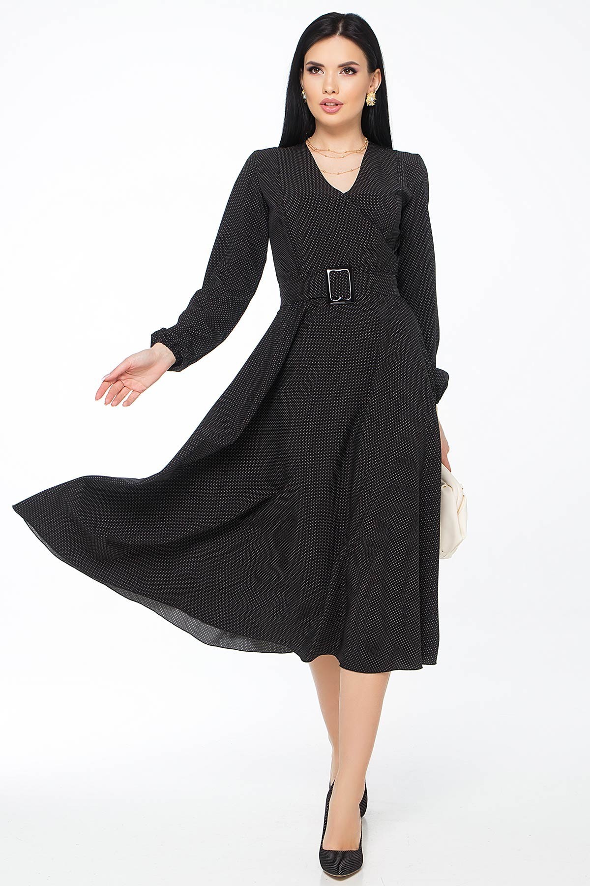 

Стильное платье Woman Fashion 44 черный (WF_А-304_Black)