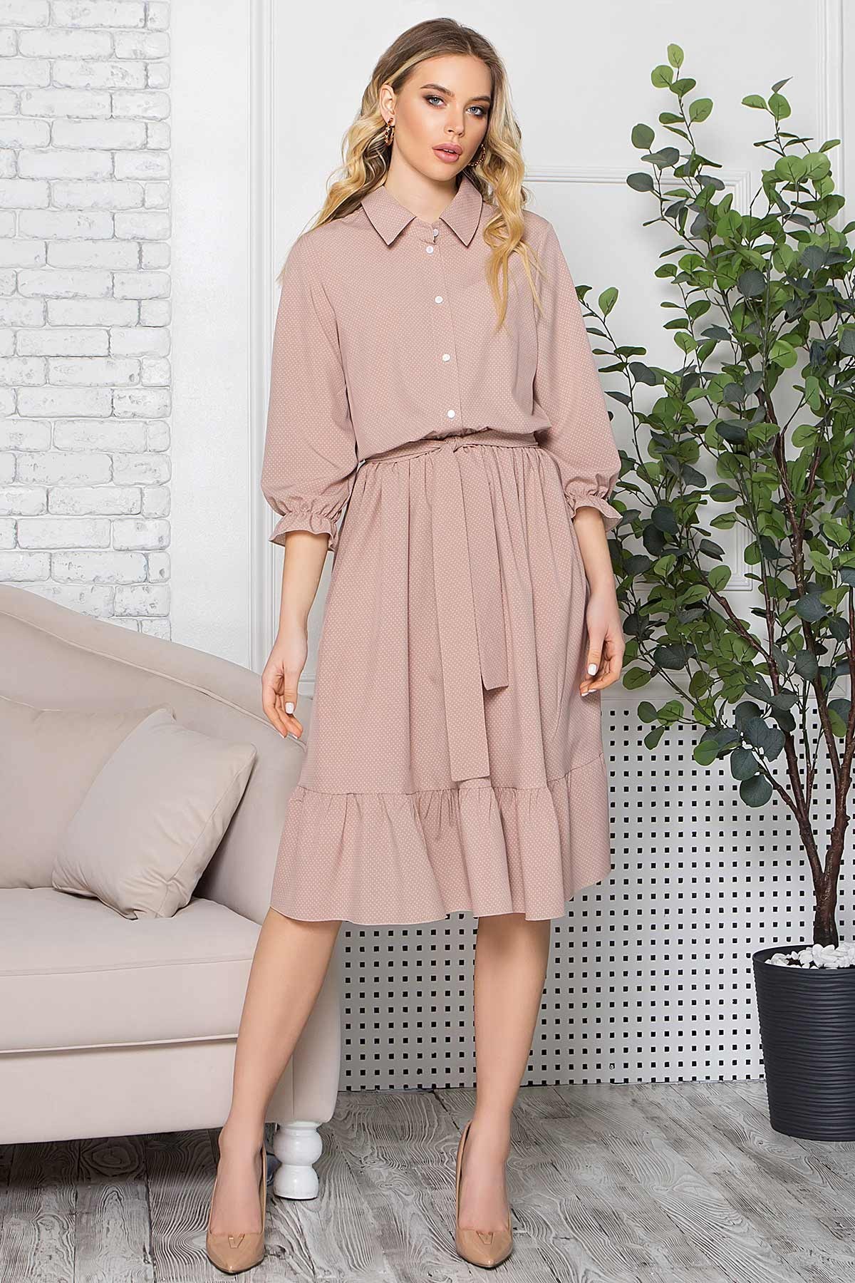 

Стильное платье Woman Fashion  Бежевый (WF_А-312_Beige, Стильное платье Woman Fashion 44 Бежевый (WF_А-312_Beige)